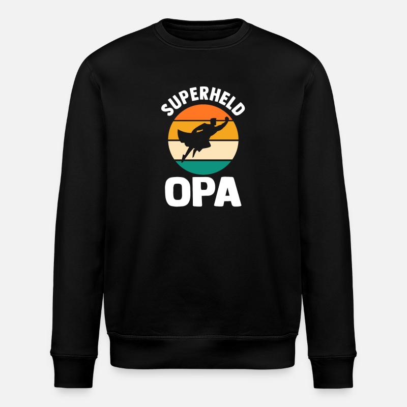 Papy Papy - Sweat bio ROLLER Stanley/Stella Unisexe - noir