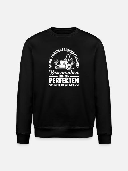 Gärtner Rasenmäher Bauer Garten - Stanley/Stella Unisex Bio-Sweatshirt ROLLER - Schwarz