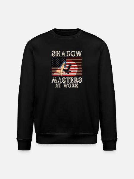 Shadow Puppetry World Enchantment - Stanley/Stella ROLLER Unisex Organic Sweatshirt - black