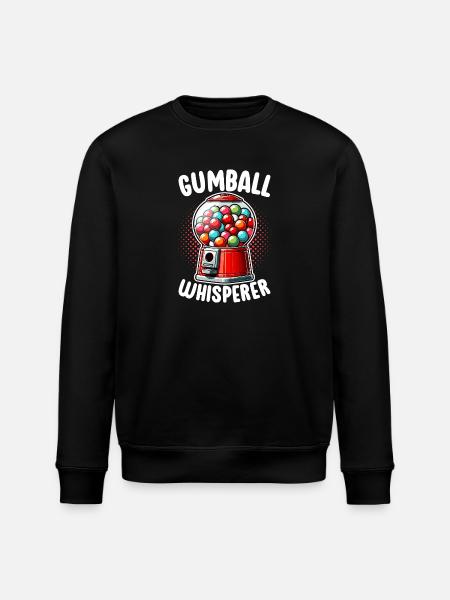 Gumball Machine chewing gum machine - Stanley/Stella ROLLER Unisex Organic Sweatshirt - black