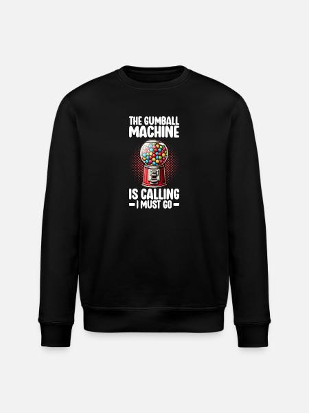 Gumball Machine Chewing Gum Machine - Stanley/Stella ROLLER Unisex Organic Sweatshirt - black