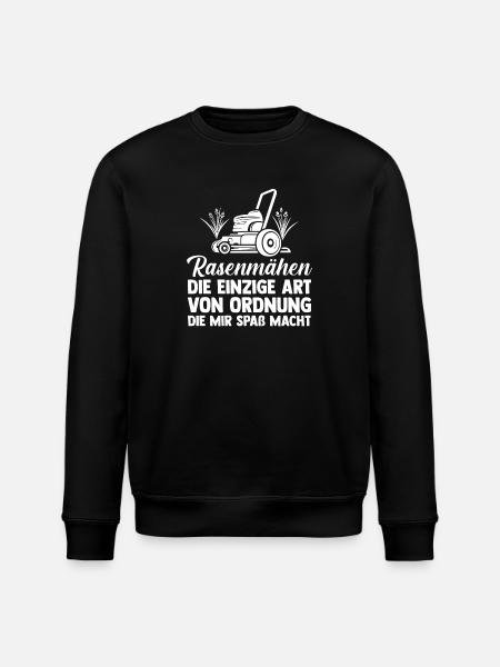 Gärtner Rasenmäher Bauer Garten - Stanley/Stella Unisex Bio-Sweatshirt ROLLER - Schwarz