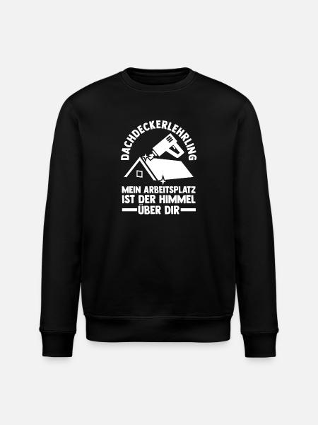 Roofing training apprentice Auzbi roofer - Stanley/Stella ROLLER Unisex Organic Sweatshirt - black