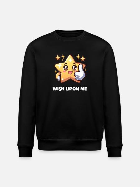 Wish upon me - Stanley/Stella Unisex Bio-Sweatshirt ROLLER - Schwarz
