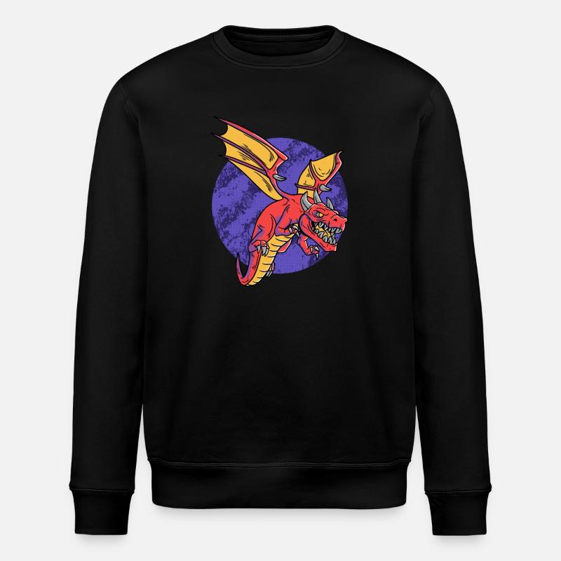 RPG fantastique Dragons Magic Dungeon - Sweat bio ROLLER Stanley/Stella Unisexe - noir