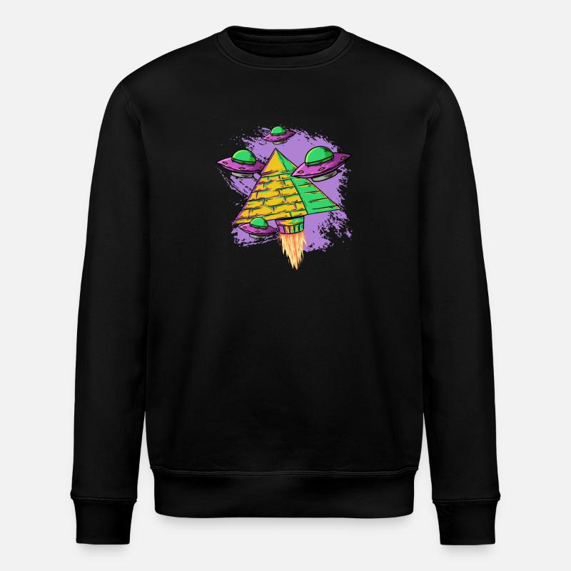 OVNI Pyramide Mythologie Égyptienne - Sweat bio ROLLER Stanley/Stella Unisexe - noir
