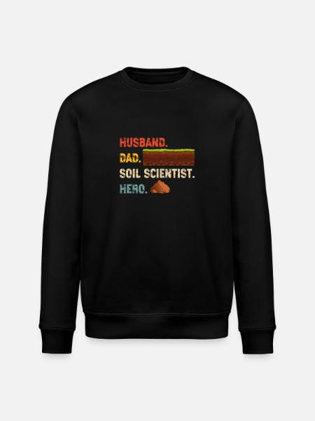 Bodenwissenschaftler Soil Science - Stanley/Stella ROLLER Unisex Organic Sweatshirt - black