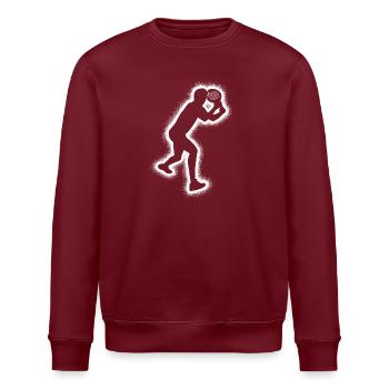 Padel-Tennis Padelschläger Jungen Herren Padel - Stanley/Stella Unisex Bio-Sweatshirt ROLLER - Burgunderrot - Vorne - Nik (191cm)