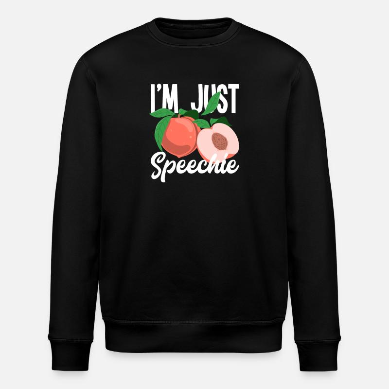 I'm Just Speechie - Stanley/Stella Unisex Bio-Sweatshirt ROLLER - Schwarz