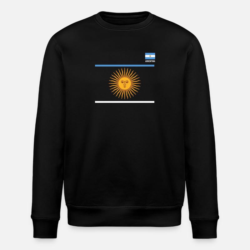 Argentine Cadeau Argentine Drapeau argentin - Sweat bio ROLLER Stanley/Stella Unisexe - noir