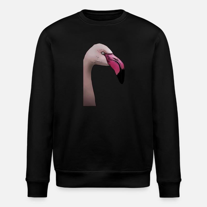 Flamingo - design d’animal oiseau - Sweat bio ROLLER Stanley/Stella Unisexe - noir