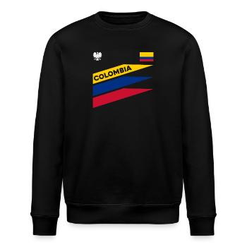 Kolumbien Colombia Medellin Urlaub Bogota Cali - Stanley/Stella Unisex Bio-Sweatshirt ROLLER - Schwarz - Vorne - Nik (191cm)
