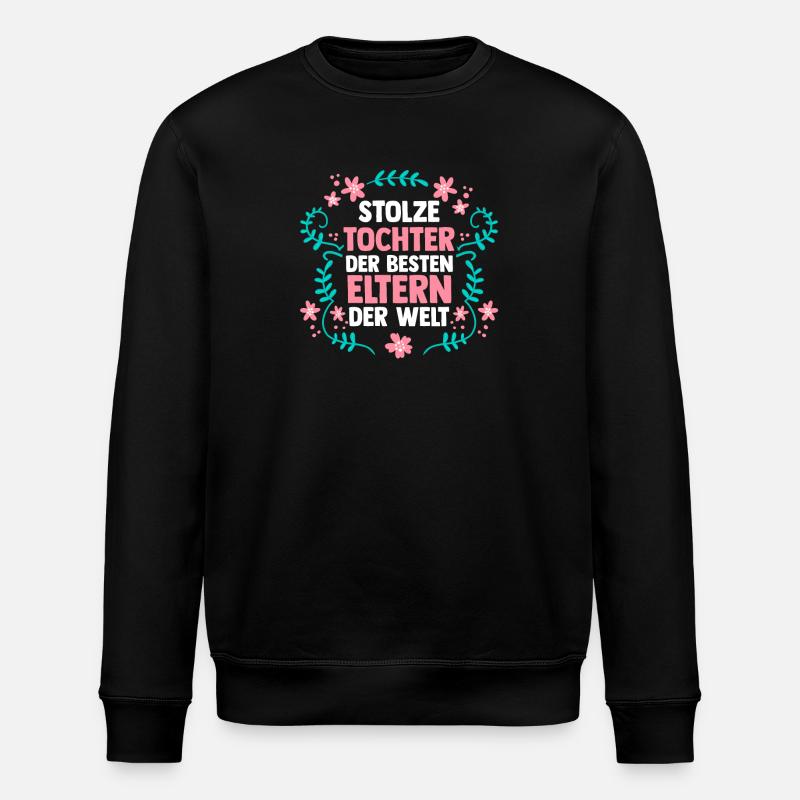 Töchter Tochter - Stanley/Stella Unisex Bio-Sweatshirt ROLLER - Schwarz