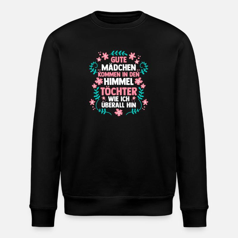 Töchter Tochter - Stanley/Stella Unisex Bio-Sweatshirt ROLLER - Schwarz