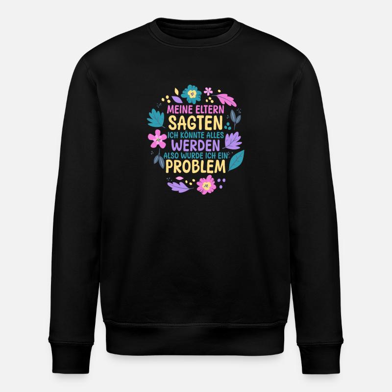 Töchter Tochter - Stanley/Stella Unisex Bio-Sweatshirt ROLLER - Schwarz