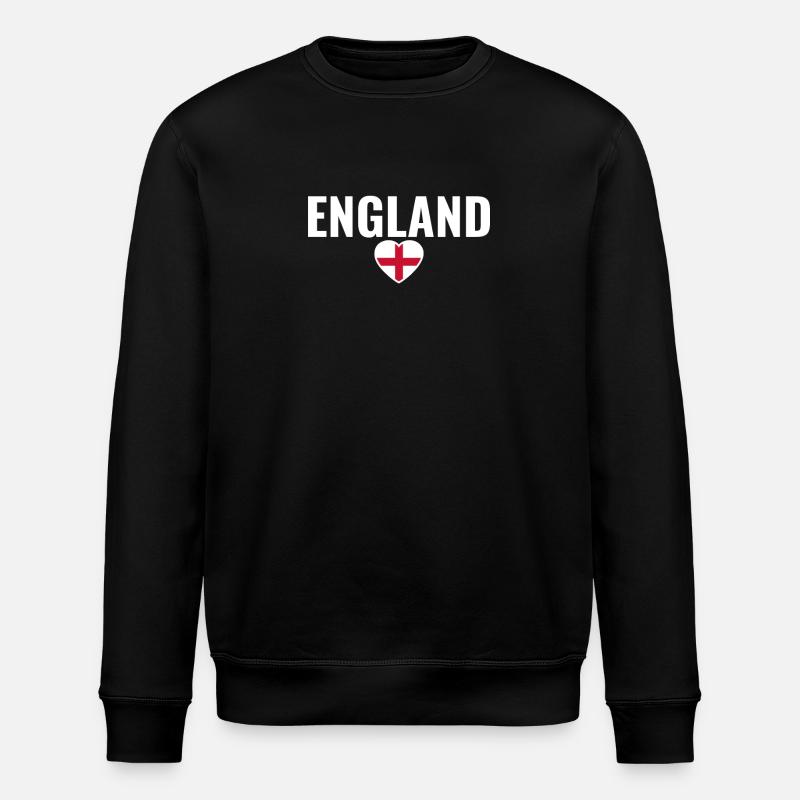 Angleterre Anglais Drapeau anglais - Sweat bio ROLLER Stanley/Stella Unisexe - noir
