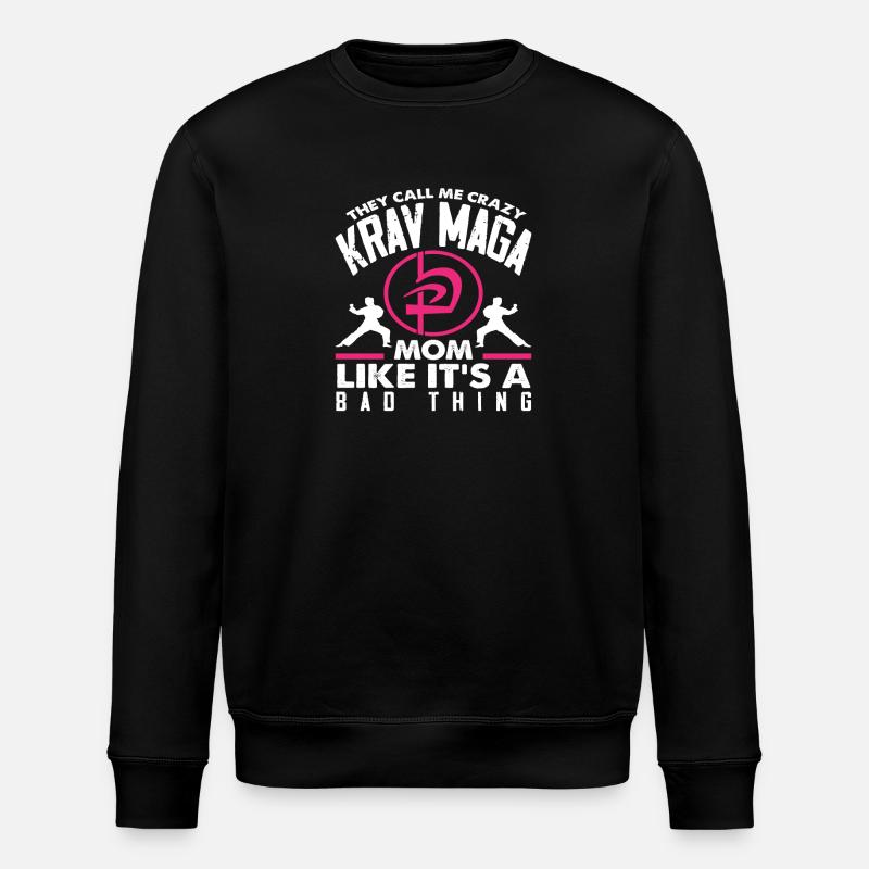 Krav Maga Maman Maman - Sweat bio ROLLER Stanley/Stella Unisexe - noir