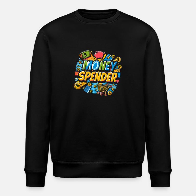 Money Spender 7 - Stanley/Stella Unisex Bio-Sweatshirt ROLLER - Schwarz