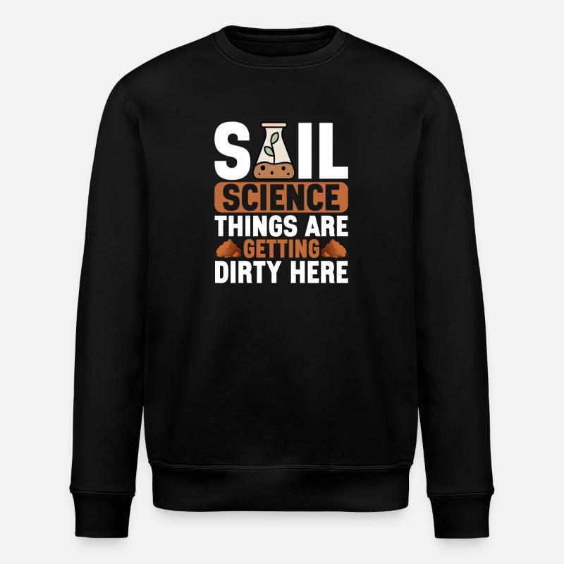 Bodenwissenschaftler Soil Science - Stanley/Stella ROLLER Unisex Organic Sweatshirt - black