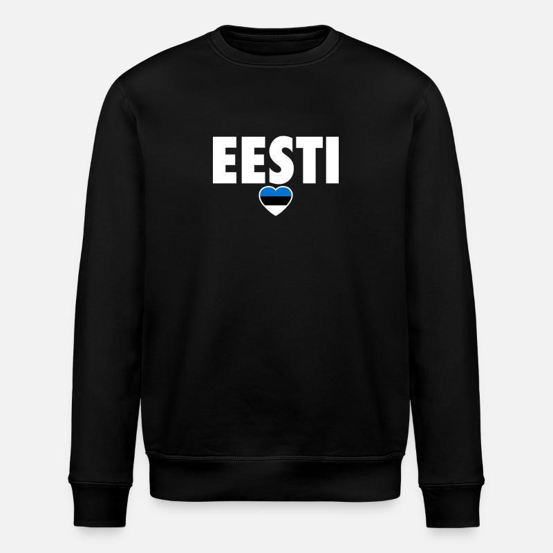 Eesti Estonie Drapeau estonien Este - Sweat bio ROLLER Stanley/Stella Unisexe - noir