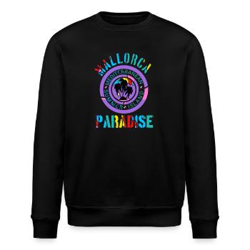 siebzehntes Bundesland Mallorca Palma - Stanley/Stella Unisex Bio-Sweatshirt ROLLER - Schwarz - Vorne - Nik (191cm)