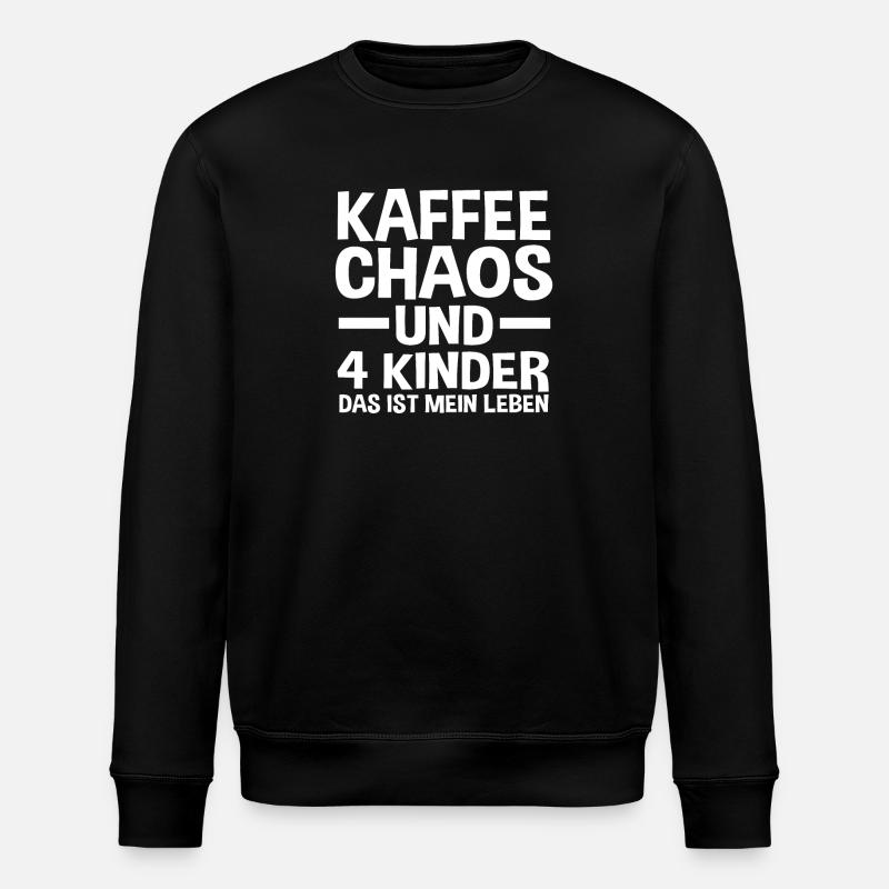 Mor til 4 børn - Stanley/Stella økologisk unisex-sweatshirt ROLLER - sort