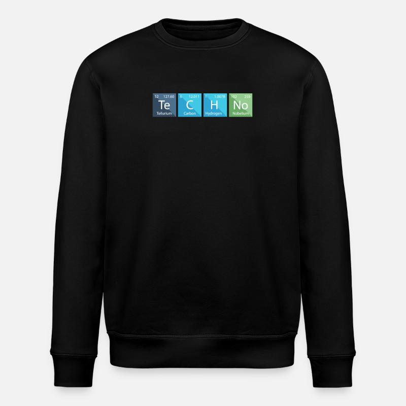 Techno Lover Tableau périodique Chimie - Sweat bio ROLLER Stanley/Stella Unisexe - noir