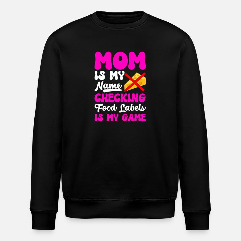 Lactose intolerance Lactose intolerant - Stanley/Stella ROLLER Unisex Organic Sweatshirt - black