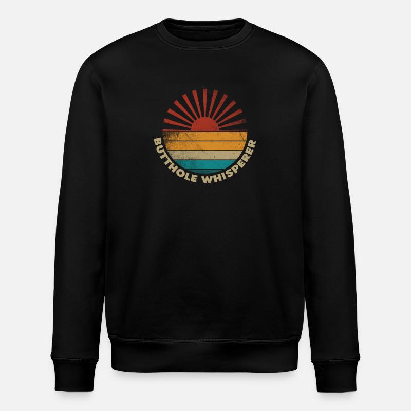 Chuchoteur de trou du cul - Sweat bio ROLLER Stanley/Stella Unisexe - noir