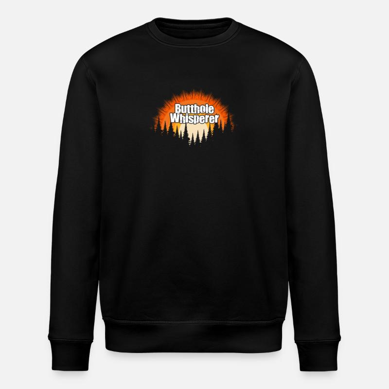 Arschloch-Flüsterer - Stanley/Stella Unisex Bio-Sweatshirt ROLLER - Schwarz