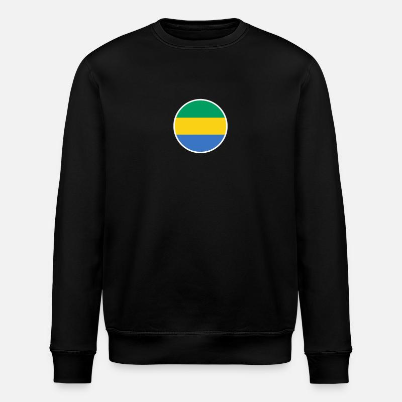 Gabon Gabonese Flag Gabonese - Stanley/Stella ROLLER Unisex Organic Sweatshirt - black