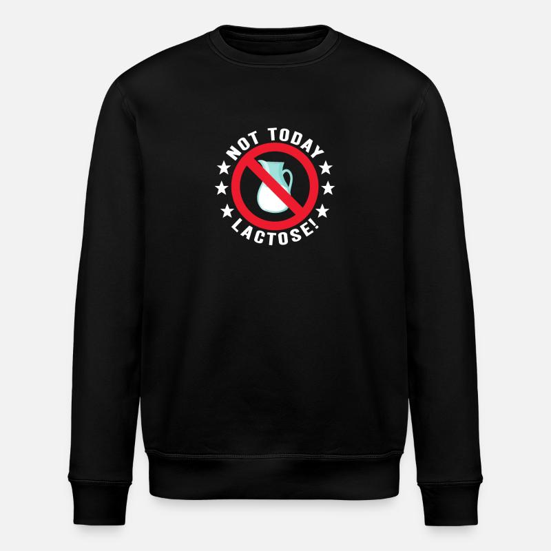 Lactose intolerance Lactose intolerant - Stanley/Stella ROLLER Unisex Organic Sweatshirt - black