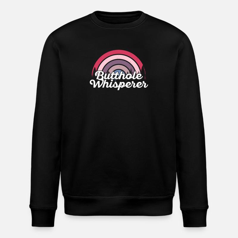Arschloch-Flüsterer - Stanley/Stella Unisex Bio-Sweatshirt ROLLER - Schwarz