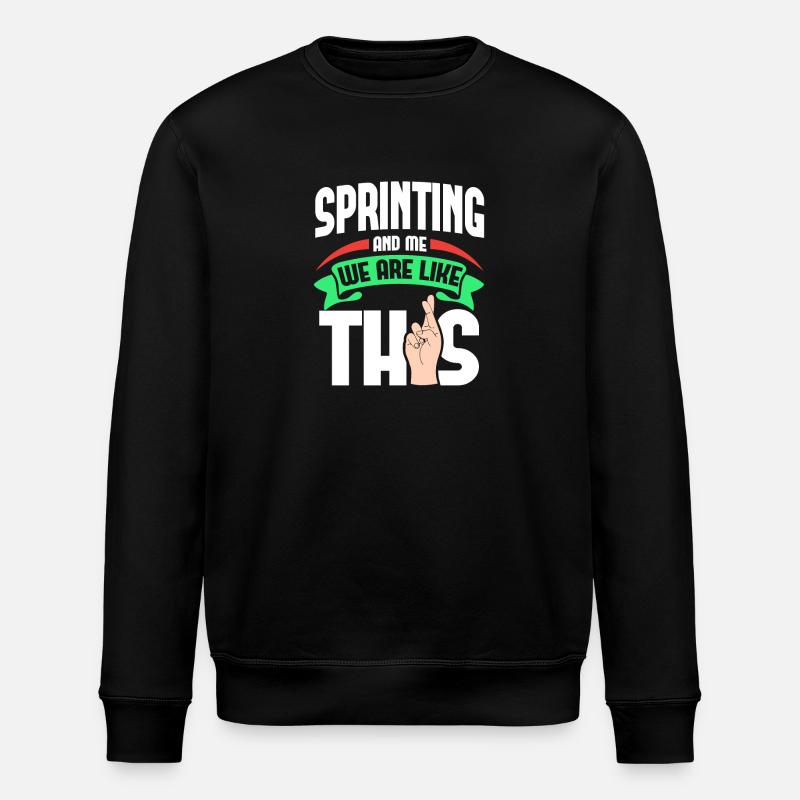 Sprinter Me sont comme - Sweat bio ROLLER Stanley/Stella Unisexe - noir