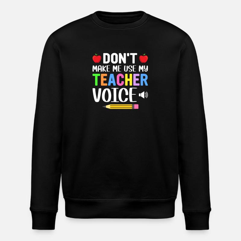 Enseignant - Sweat bio ROLLER Stanley/Stella Unisexe - noir