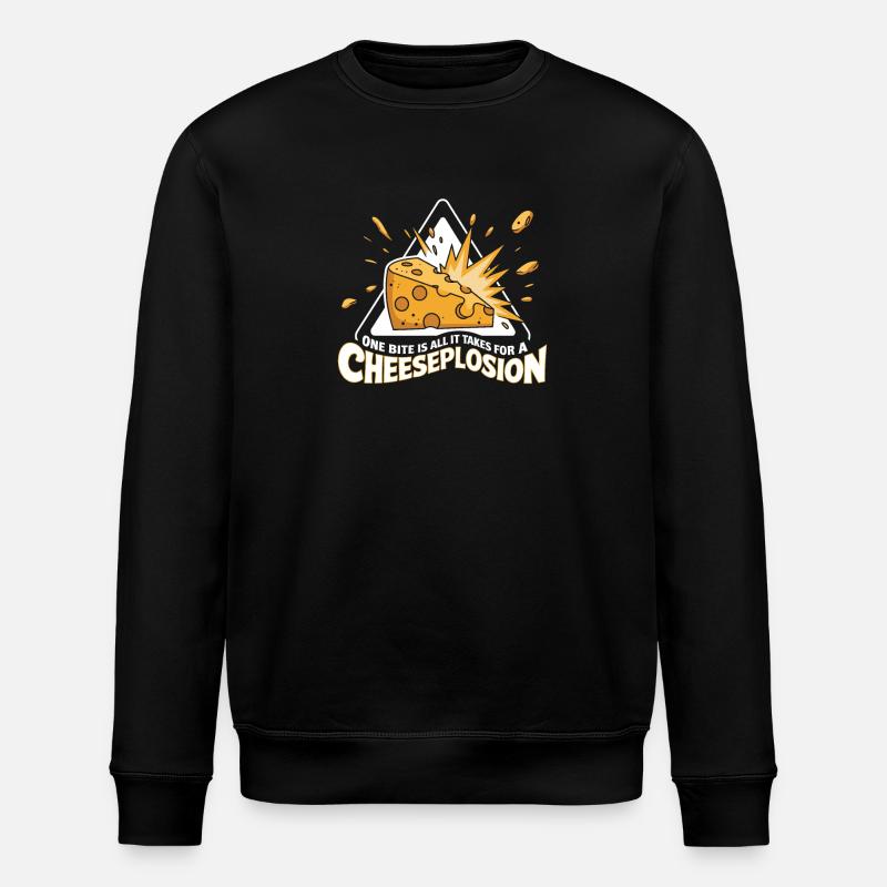 Lactose intolerance Lactose intolerant - Stanley/Stella ROLLER Unisex Organic Sweatshirt - black