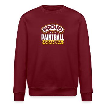 Sports Papy Paintball Papi - Sweat bio ROLLER Stanley/Stella Unisexe - bordeaux - Devant - Nik (191cm)