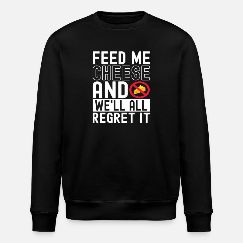 Lactose intolerance Lactose intolerant - Stanley/Stella ROLLER Unisex Organic Sweatshirt - black