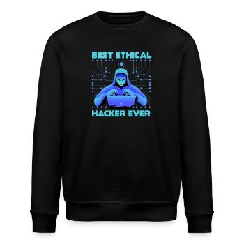 Cybersicherheitsexpertise von ethischen Hackern - Stanley/Stella Unisex Bio-Sweatshirt ROLLER - Schwarz - Vorne - Nik (191cm)