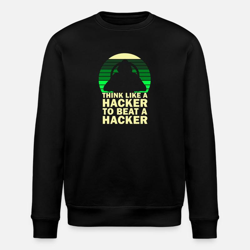 Ethical Hacker Cybersecurity Expertise - Stanley/Stella ROLLER Unisex Organic Sweatshirt - black