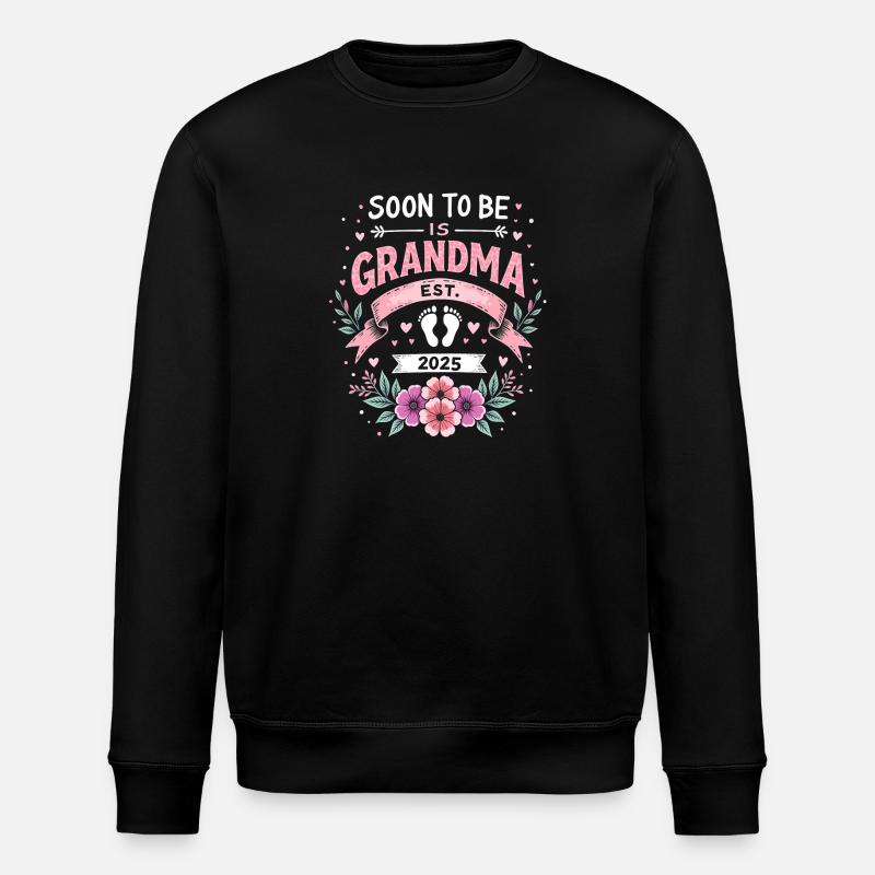 Bientôt grand-mère, bientôt grand-mère - Sweat bio ROLLER Stanley/Stella Unisexe - noir
