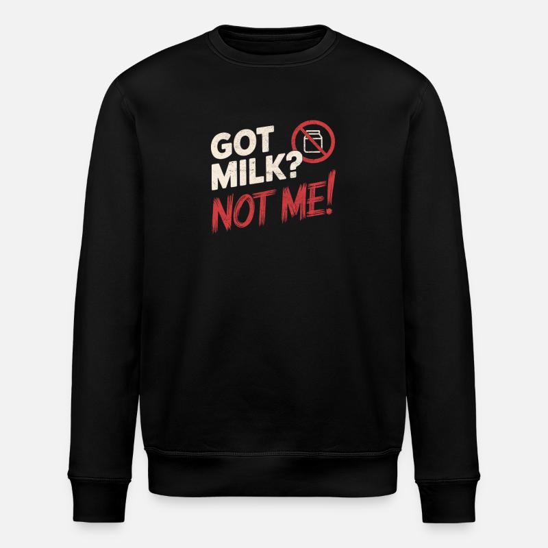 Laktoseintoleranz Laktoseintolerant - Stanley/Stella Unisex Bio-Sweatshirt ROLLER - Schwarz