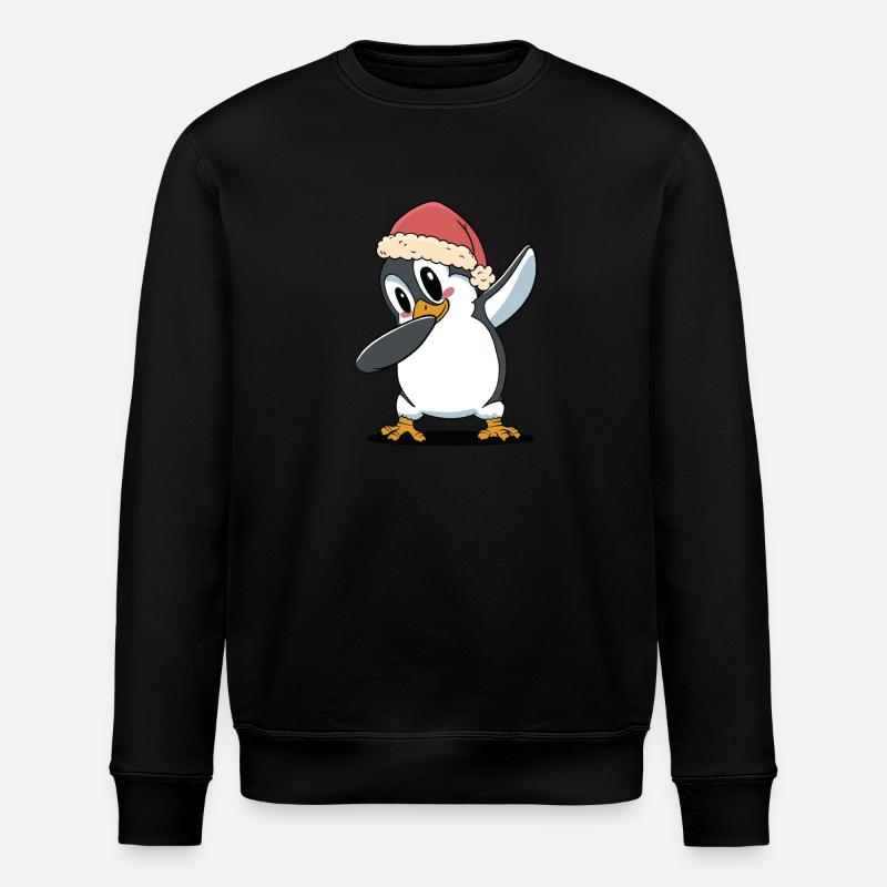 Père Noël Pingouins Pingouins - Sweat bio ROLLER Stanley/Stella Unisexe - noir