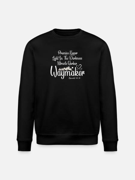 Wegweiser, Versprechenshüter, Wundertäter - Stanley/Stella Unisex Bio-Sweatshirt ROLLER - Schwarz