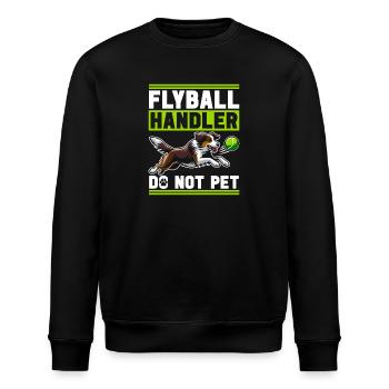 Flyball Sports canins - Sweat bio ROLLER Stanley/Stella Unisexe - noir - Devant - Nik (191cm)