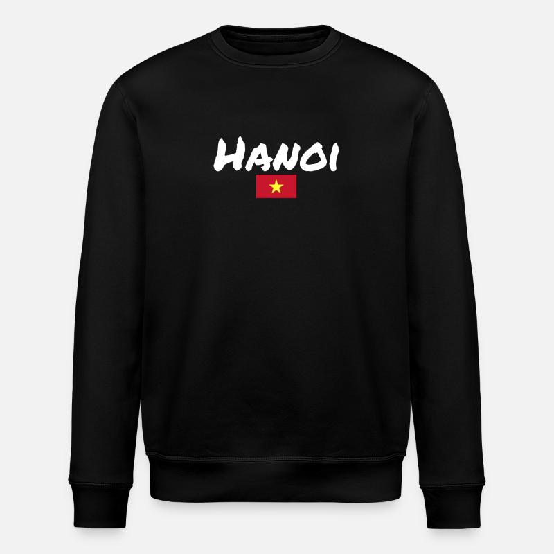 Hanoï Vietnam Drapeau vietnamien - Sweat bio ROLLER Stanley/Stella Unisexe - noir