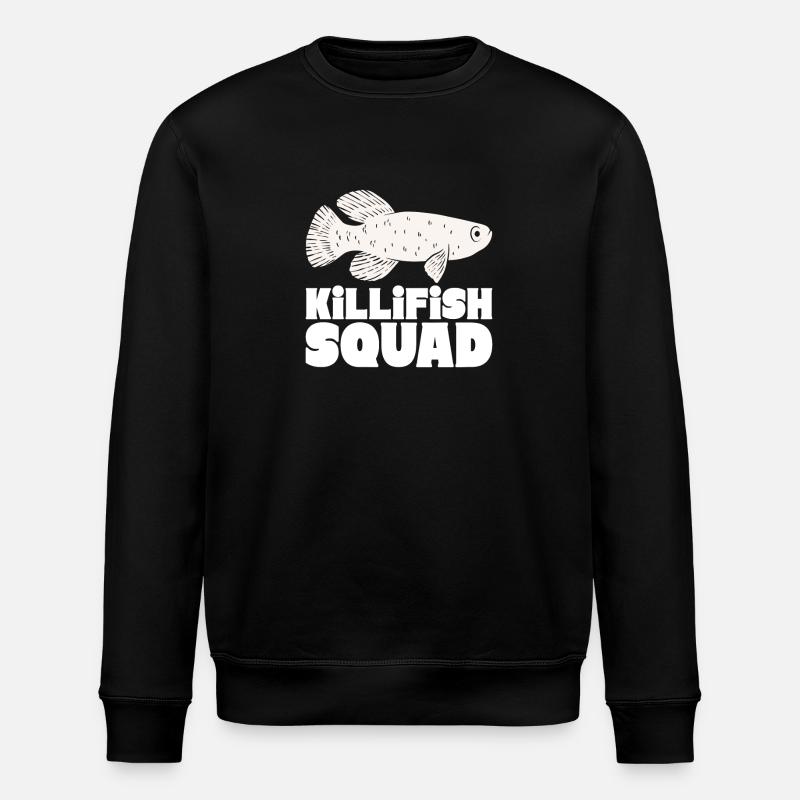 Killifisch Aquarium Fish Lovers - Stanley/Stella ROLLER Unisex Organic Sweatshirt - black