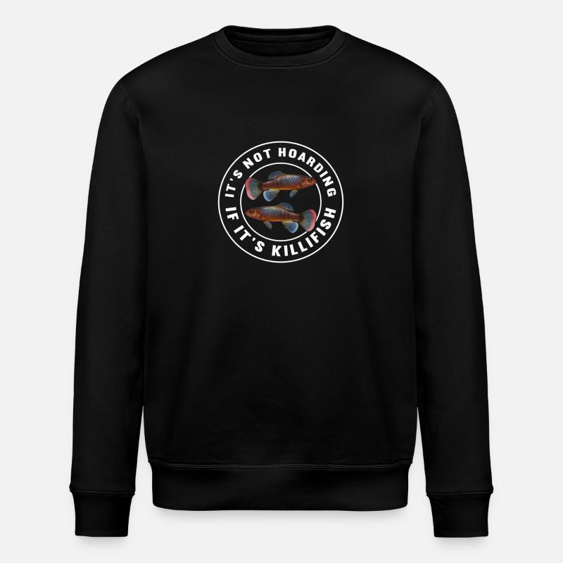 Killifisch Aquarium Fish Lovers - Stanley/Stella ROLLER Unisex Organic Sweatshirt - black
