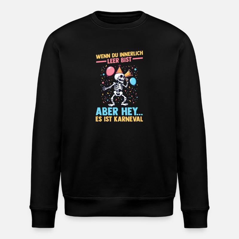 Carnival Costume Carnival - Stanley/Stella ROLLER Unisex Organic Sweatshirt - black