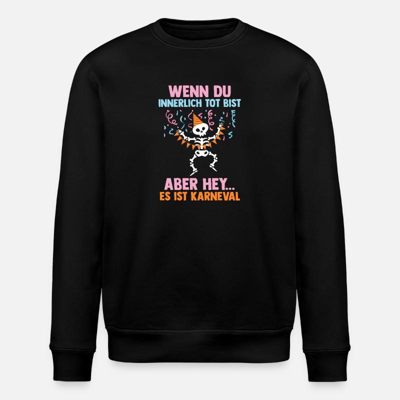 Carnival Costume Carnival - Stanley/Stella ROLLER Unisex Organic Sweatshirt - black